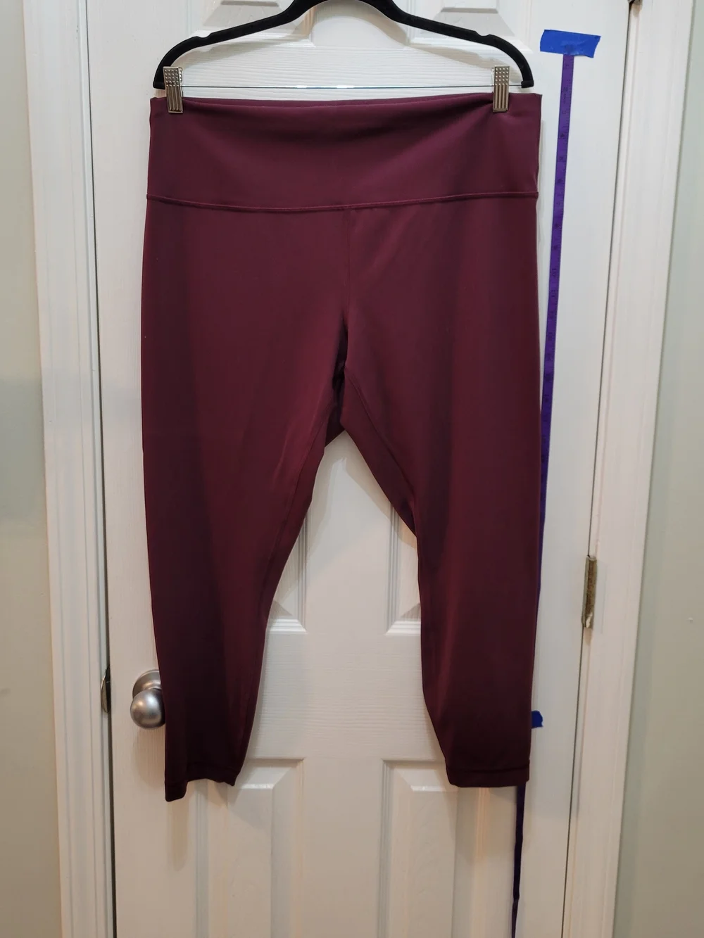 lululemon athletica High-Rise 7/8 Leggings in Deep Burgundy